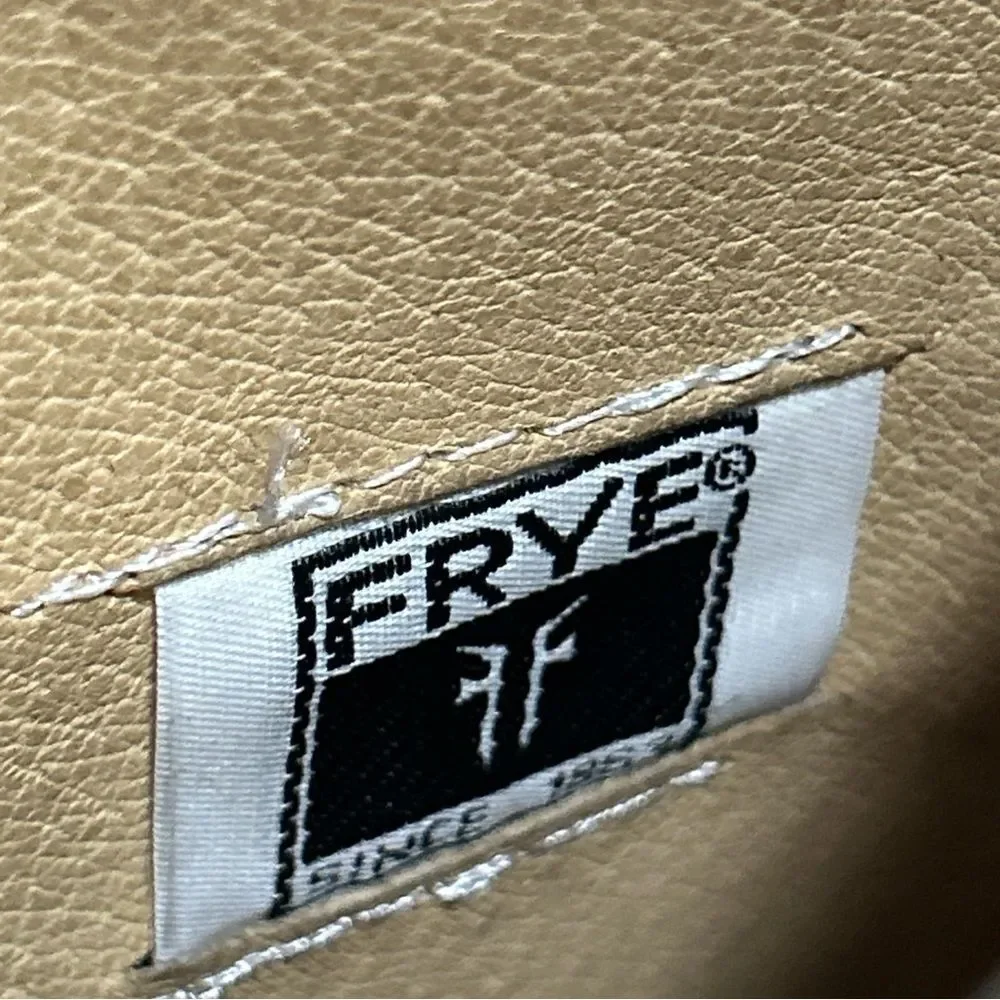 FRYE Melissa Brown Leather Zip Knee High Riding Boots Womens Sz 7 B Style 76929 - Picture 10 of 13